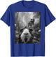 Funny Guinea Pig Selfie with T-Rex Dinosaur Dino Graphic T-Shirt - T-Shirt | Royal
