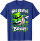 Six Seven Bruh Dabbing St Patricks Day Baseball Teens Boys T-Shirt - T-Shirt | Royal