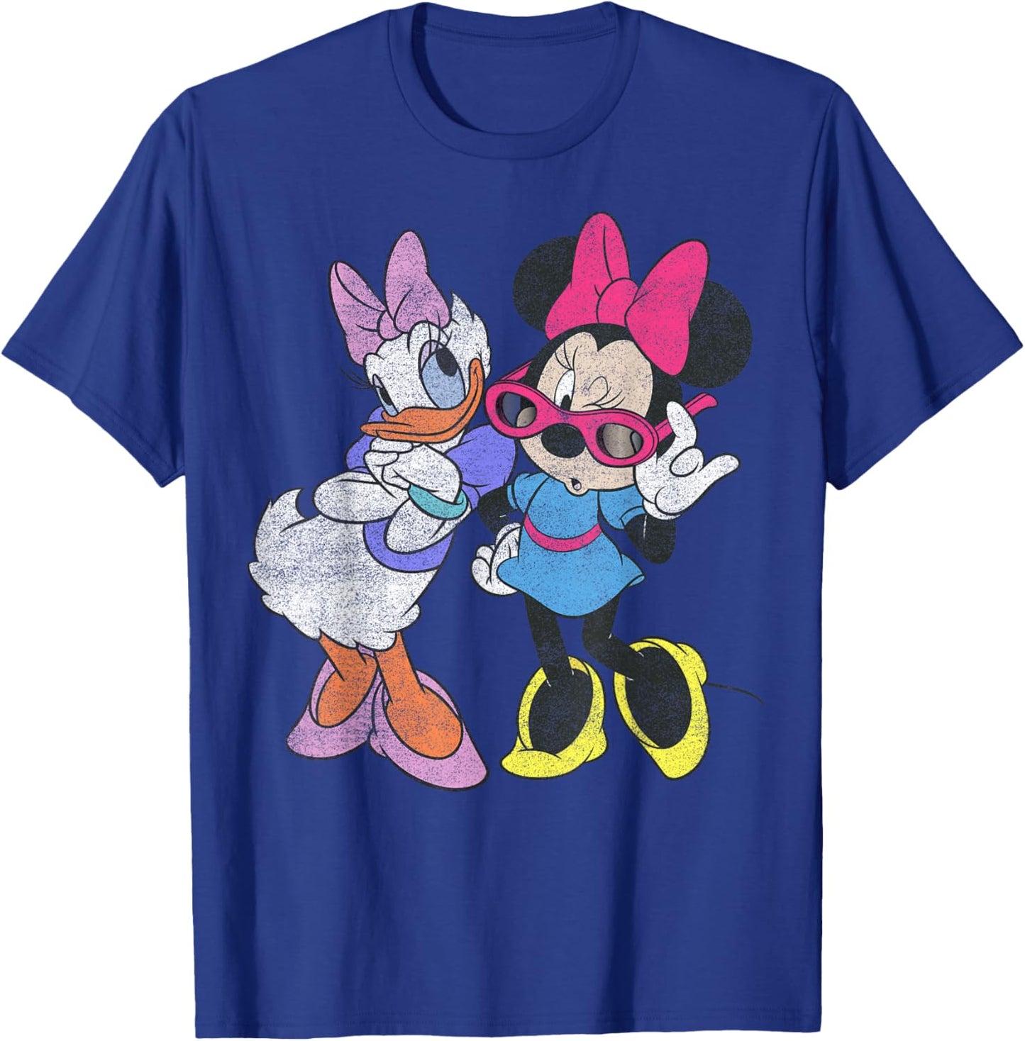 Disney Mickey and Friends Daisy & Minnie Vintage Fashion T-Shirt - T-Shirt | Royal