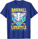 Baseball Life Style 101 Apparel Youth Drip Baseball Boys Kid T-Shirt - T-Shirt | Royal