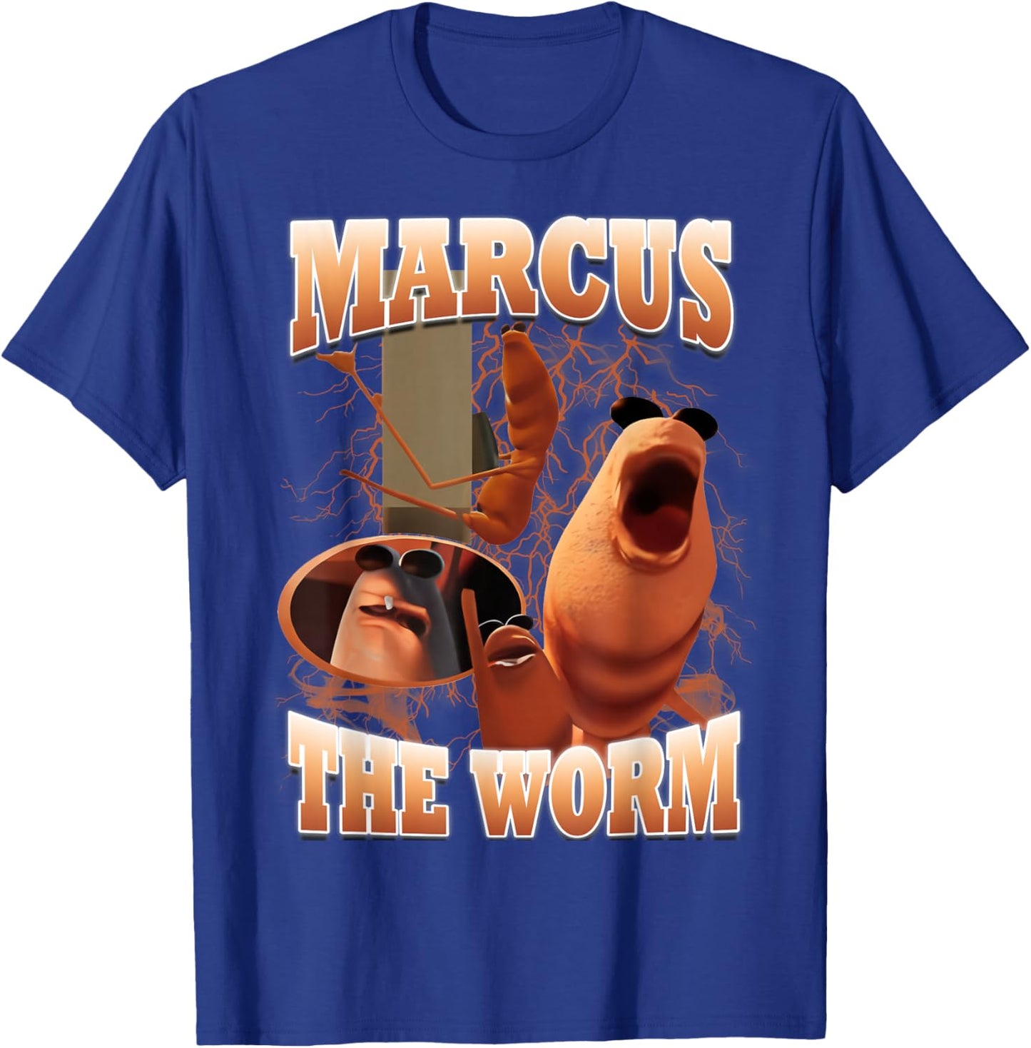 Marcus The Worm Bootleg Women Meme Fan T-Shirt - T-Shirt | Royal