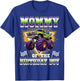 Mommy of The Birthday Boy Monster Truck Birthday Family T-Shirt - T-Shirt | Royal