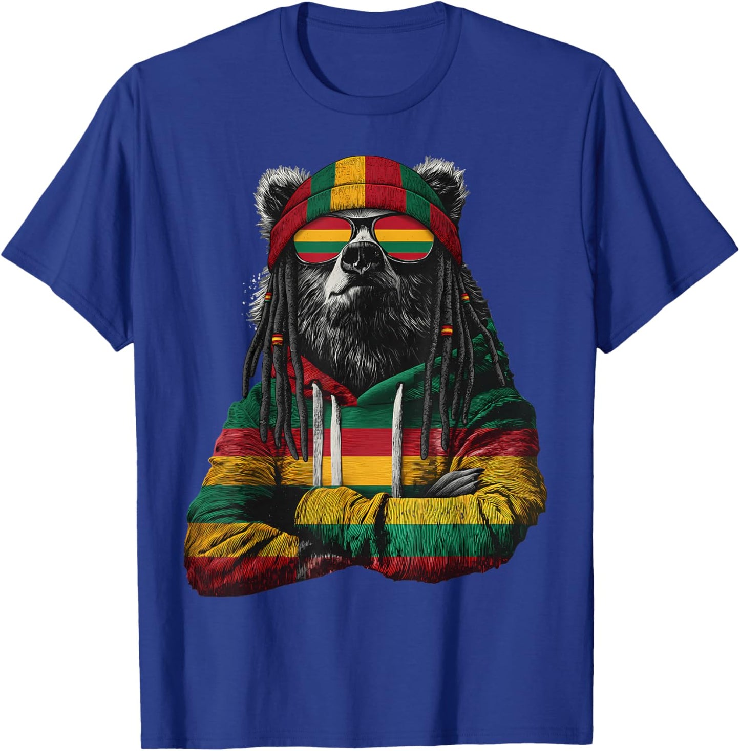Rasta Reggae Music Jamaica Rastafari Roots Jamaican T-Shirt - T-Shirt | Royal