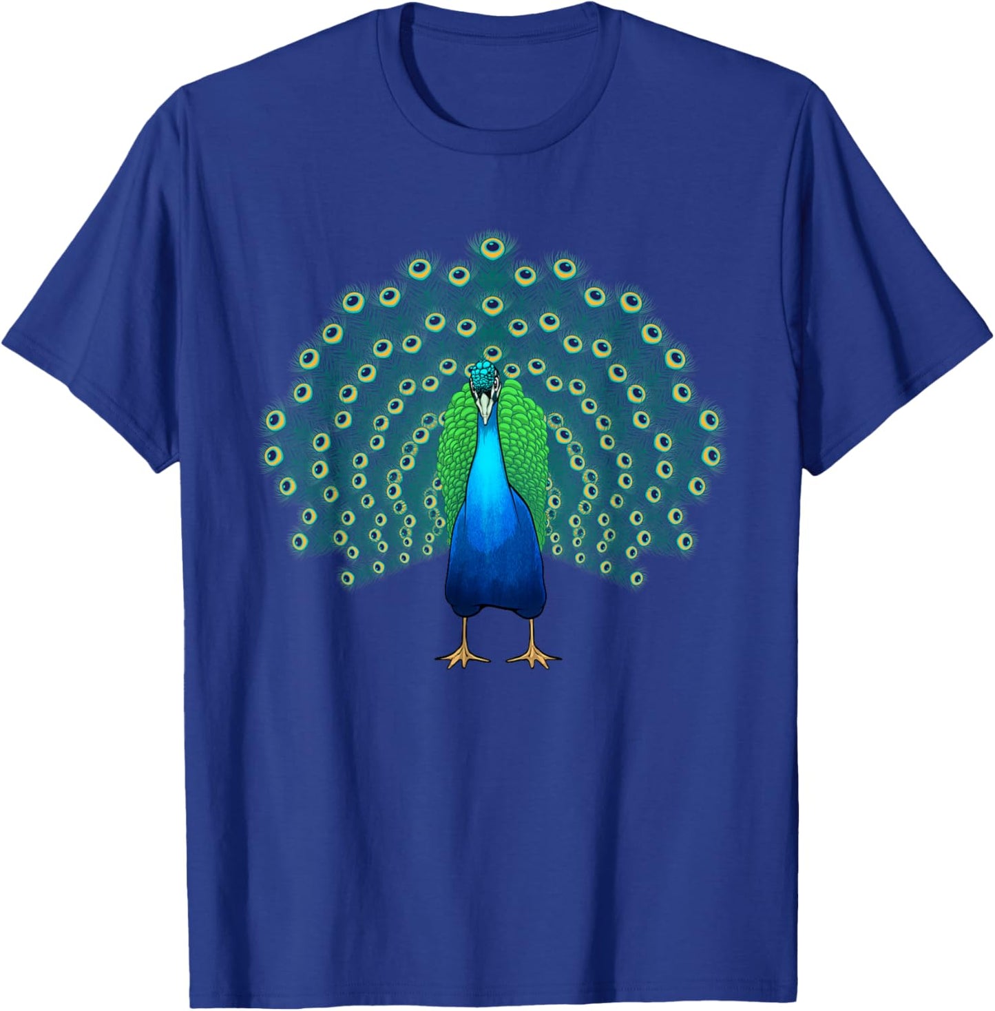 Cool Peacock Art Women Peacock Feather Peacock Lover T-Shirt - T-Shirt | Royal