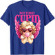 Vintage Cupid Blowing Bubble Gum Heart Sunglasses Valentines T-Shirt - T-Shirt | Royal