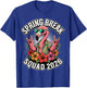 Spring Break Squad 2026 Flamingo Funny Matching Group Trip T-Shirt - T-Shirt | Royal