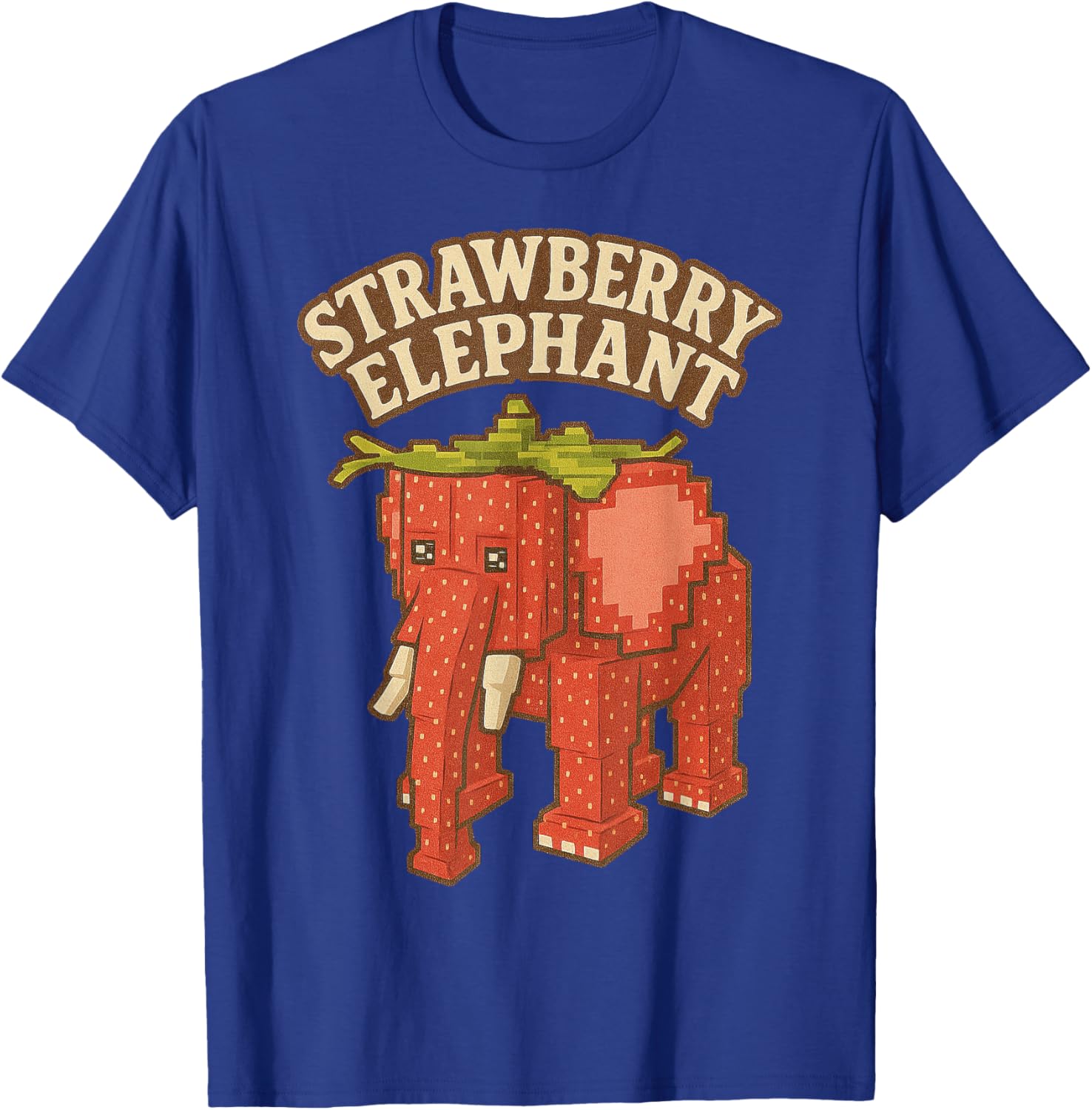 Strawberry Elephant Funny Italian Brainrot Kids Gaming Meme T-Shirt - T-Shirt | Royal