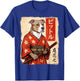 Pitbull Samurai Japanese Dog Katana T-Shirt - T-Shirt | Royal