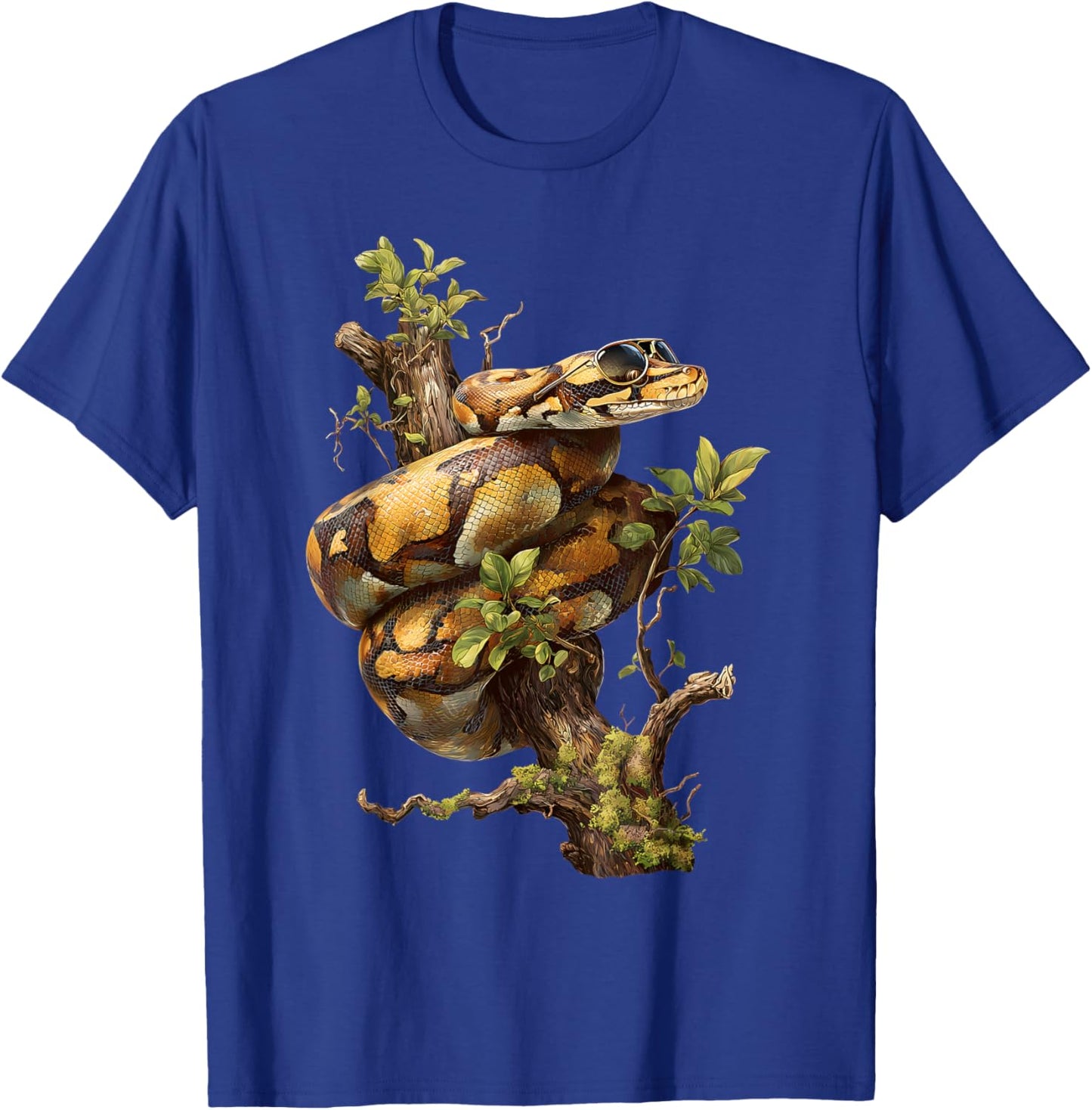 Ball Python Sunglasses Reptile Keeper Snake Owner Enthusiast T-Shirt - T-Shirt | Royal