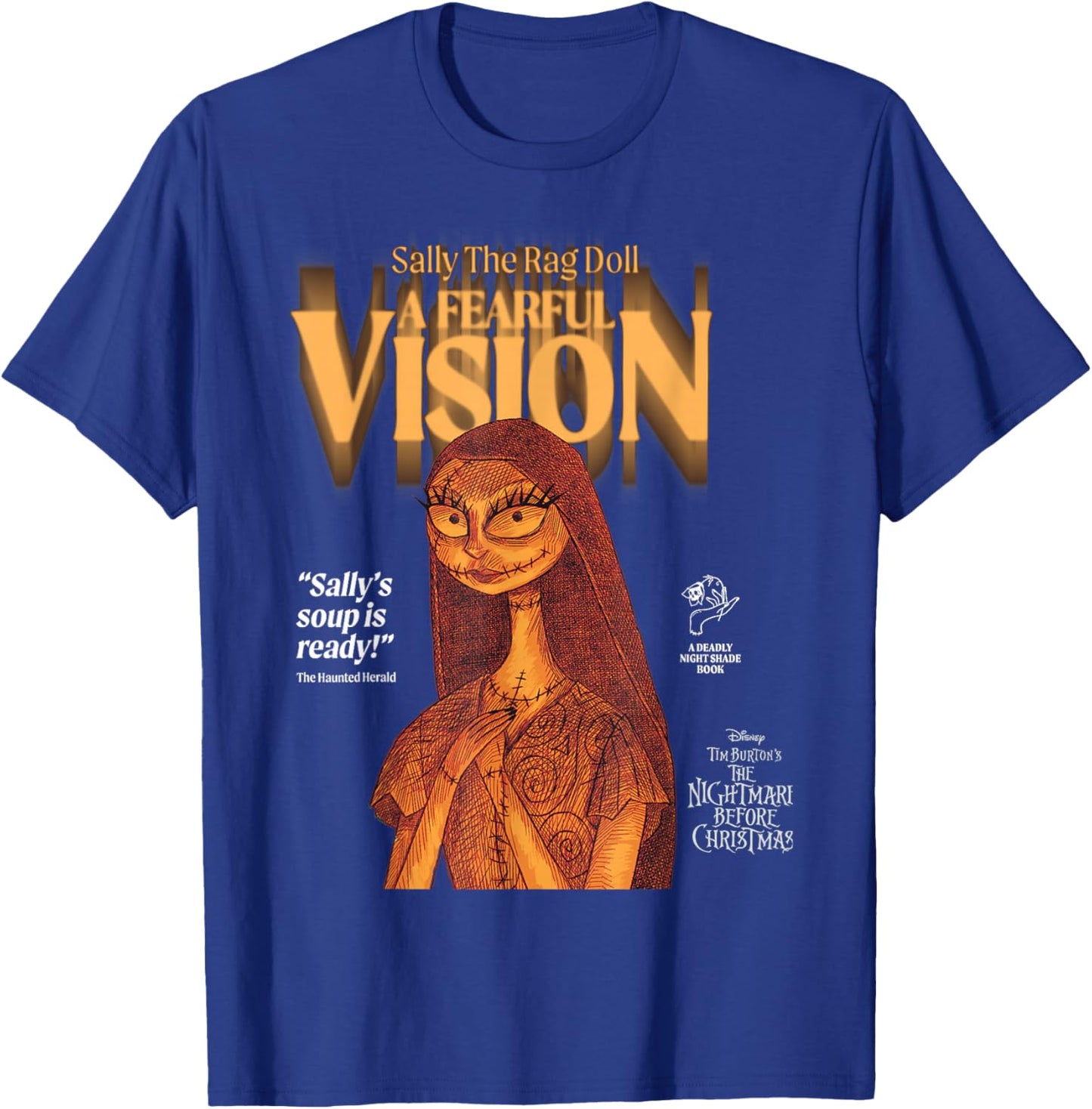 Disney The Nightmare Before Christmas Sally A Fearful Vision T-Shirt - T-Shirt | Royal
