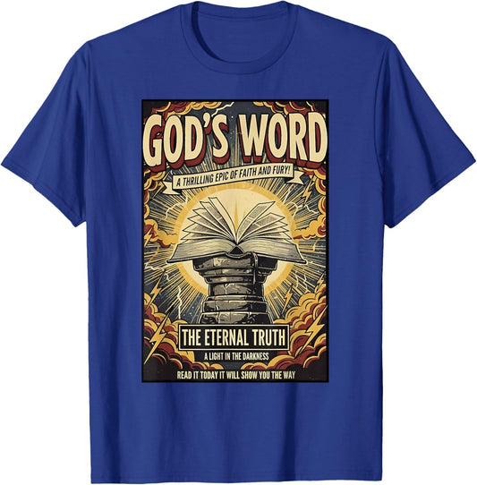 Christian Read The Bible Design God's Word The Eternal Truth T-Shirt - T-Shirt | Royal