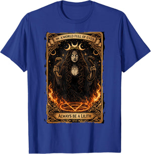 Gothic Lilith & Dark Goddess Empowerment T-Shirt - T-Shirt | Royal