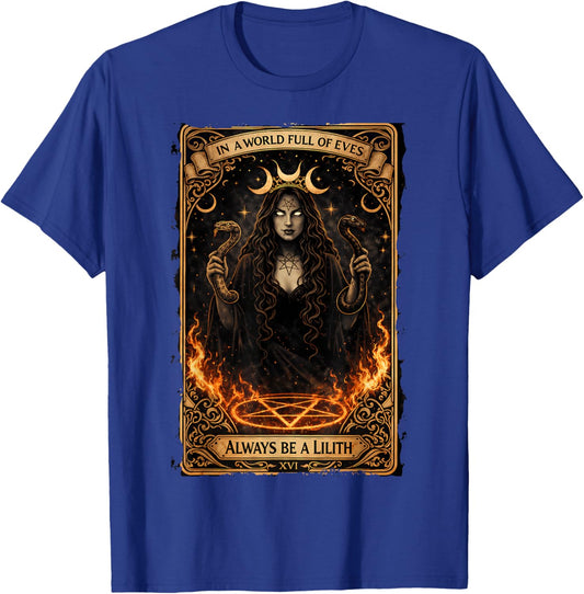 Gothic Lilith & Dark Goddess Empowerment T-Shirt - T-Shirt | Royal