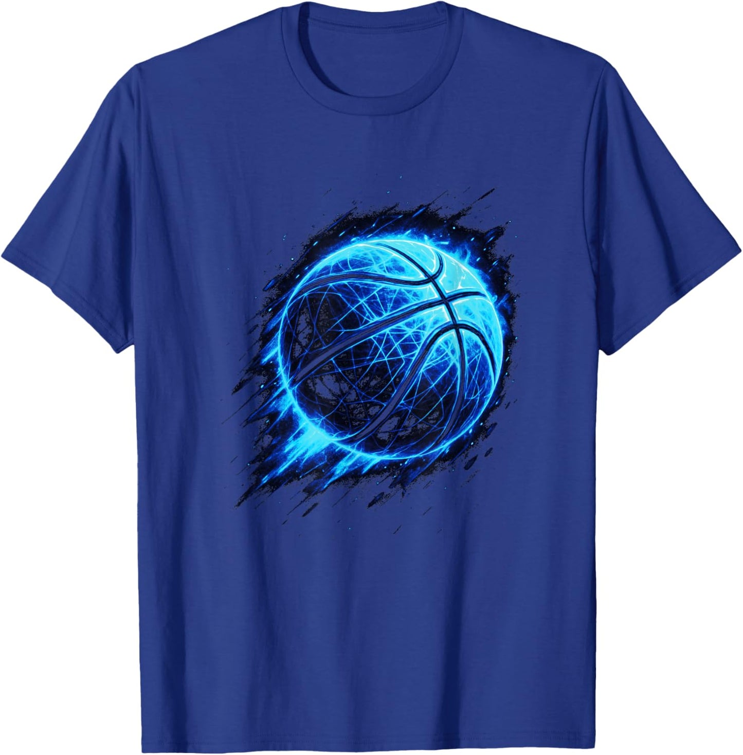 Basketball - Sports Art T-Shirt - T-Shirt | Royal