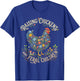 Raising Chickens Feral Children Funny Farm Mom Life T-Shirt - T-Shirt | Royal