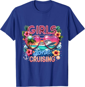Girls Gone Cruising 2026 Tropical Trip T-Shirt - T-Shirt | Royal