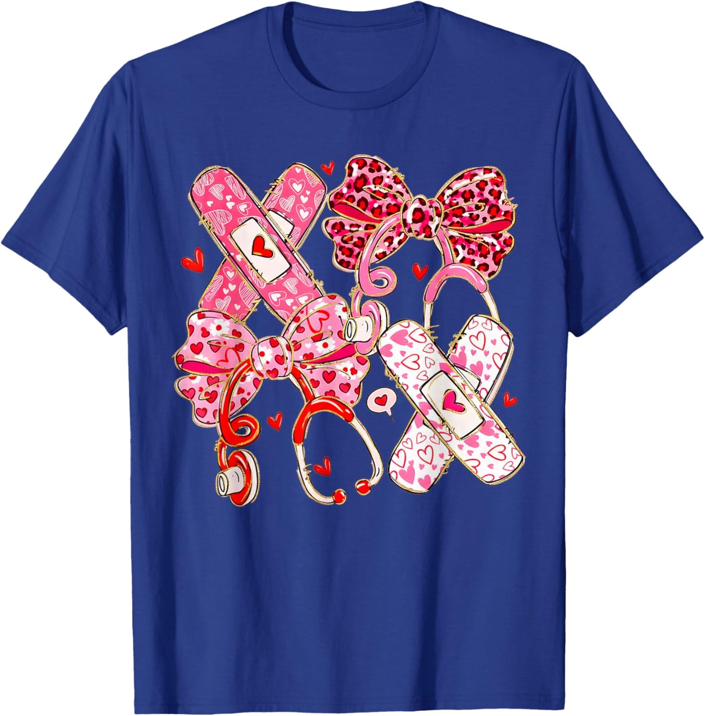 Valentine Nurse Coquette T-Shirt - T-Shirt | Royal