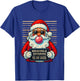 Funny Santa Breaking and Entering Christmas T-Shirt - T-Shirt | Royal