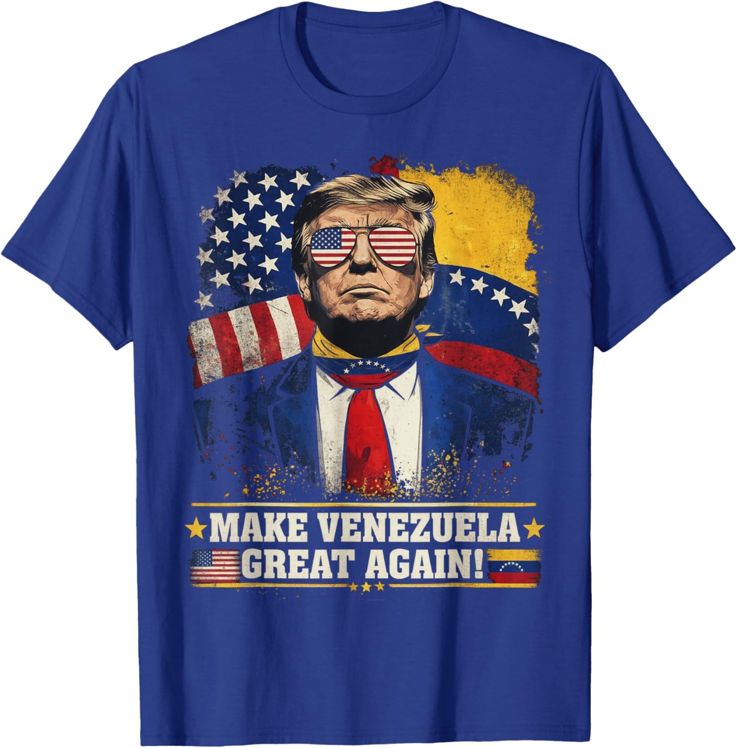 Trump Make Venezuela Great Again T-Shirt - T-Shirt | Royal