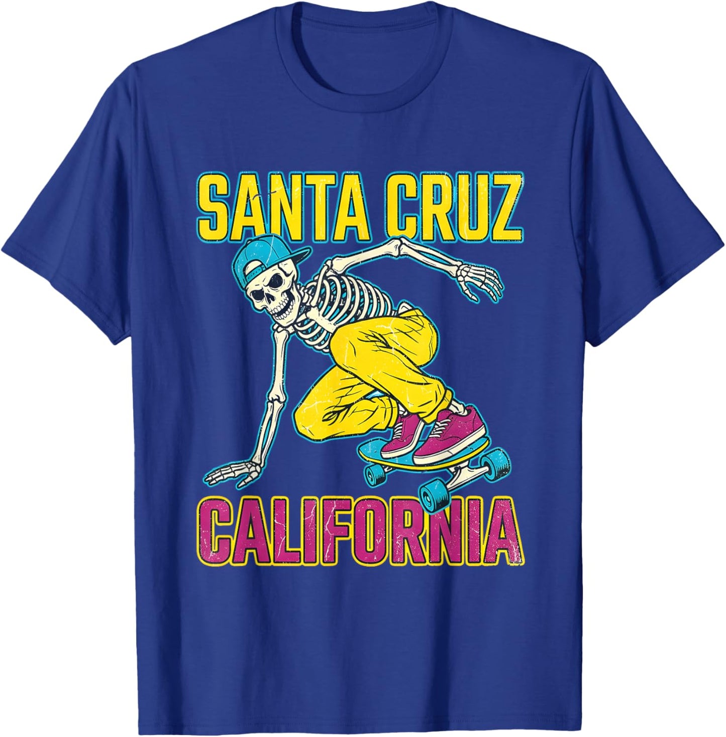 Retro Santa Cruz Clothing Kids Skater Girls Y2K T-Shirt - T-Shirt | Royal