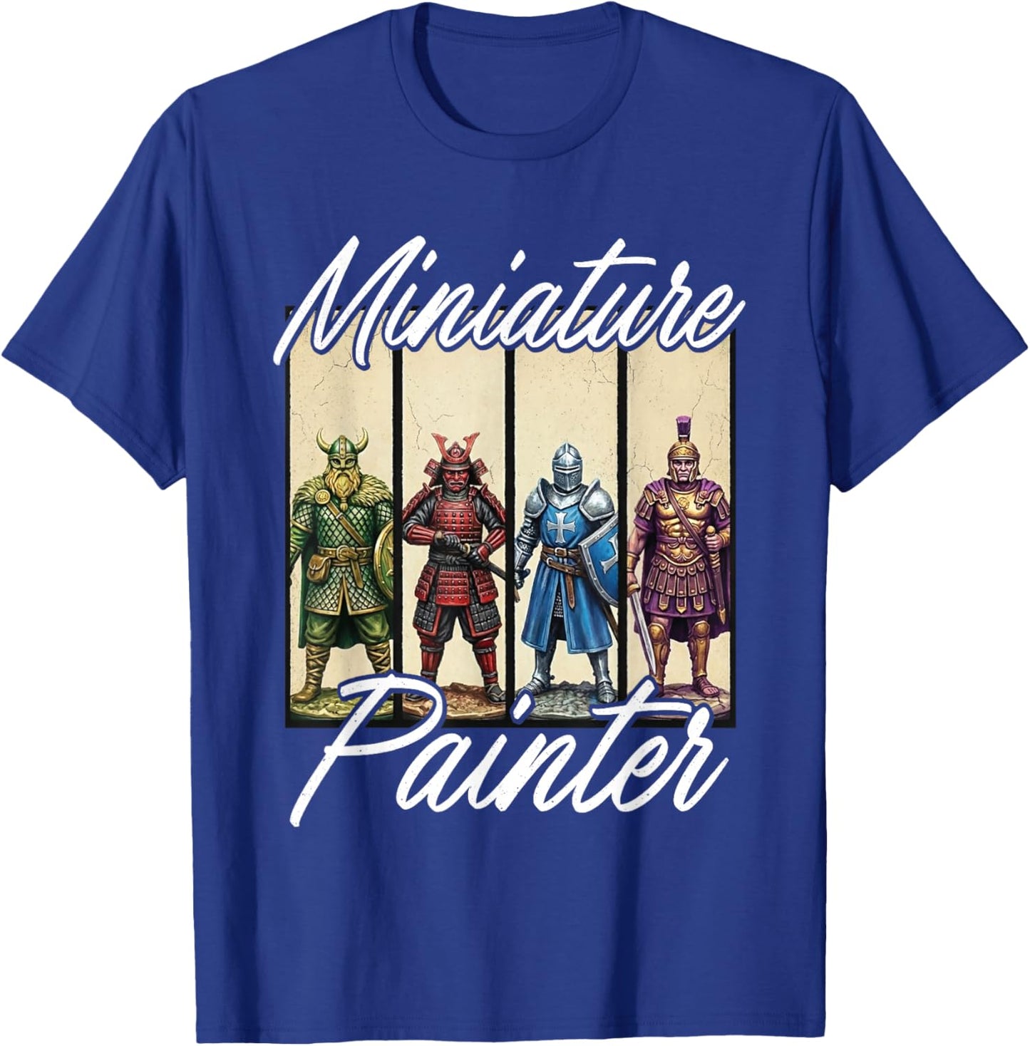 Miniature Painter Painting Miniatures Board Game Wargamer T-Shirt - T-Shirt | Royal
