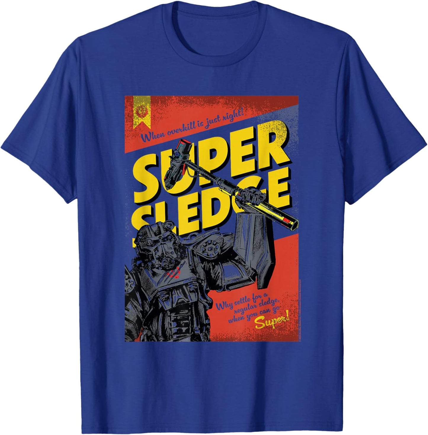 Fallout TV Show Series Sledge Power Army Advertisement T-Shirt - T-Shirt | Royal