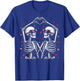 Valentines Day Skeleton Hand Heart Funny Matching Couples T-Shirt - T-Shirt | Royal