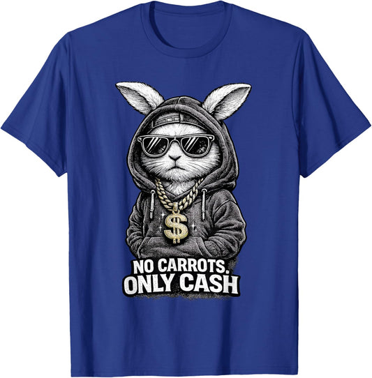 Funny Easter Bunny Shirt Streetwear Hip Hop Rabbit T-Shirt - T-Shirt | Royal