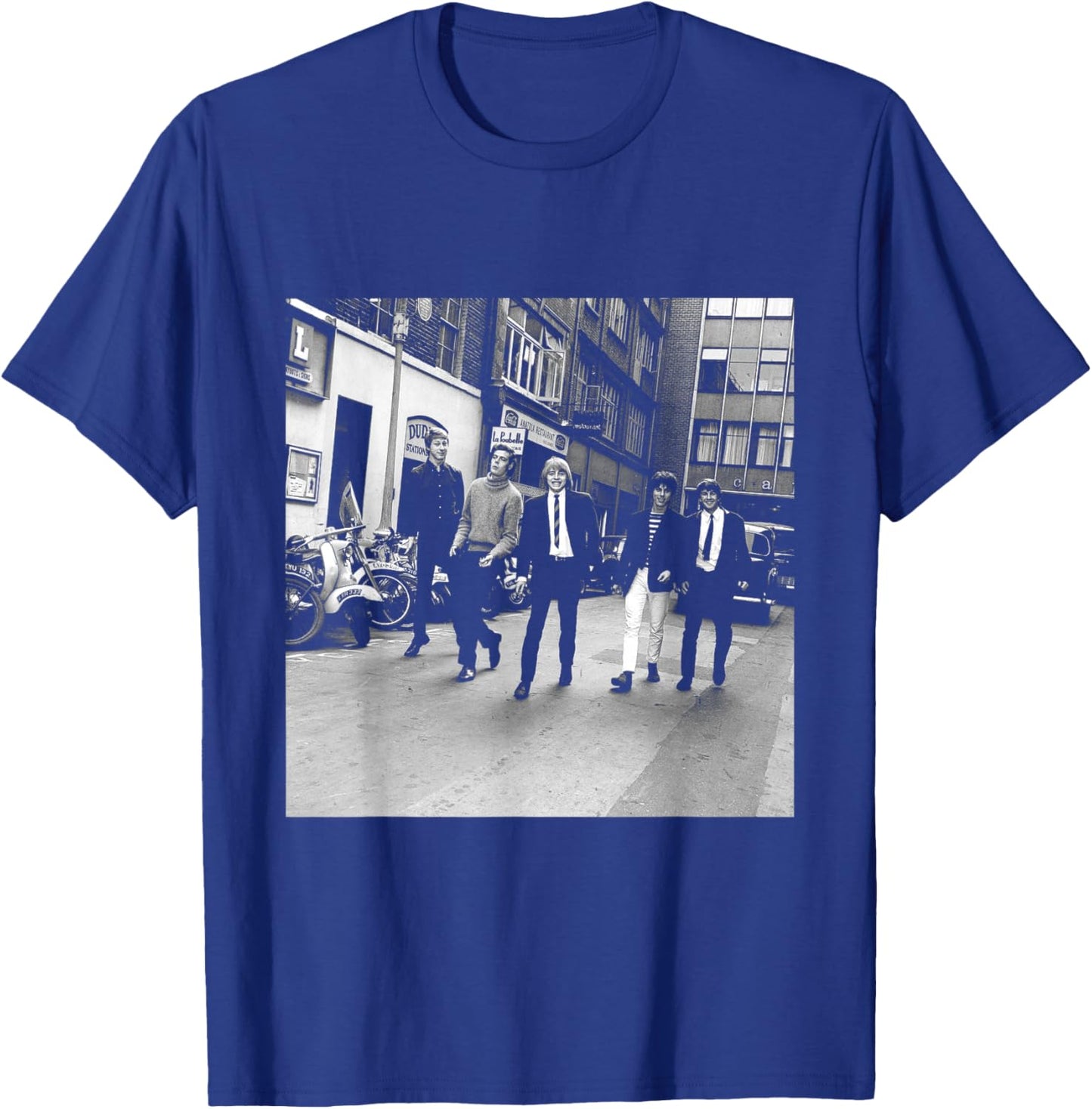 Blues Band The Yardbirds with Eric Clapton 1965 T-Shirt - T-Shirt | Royal