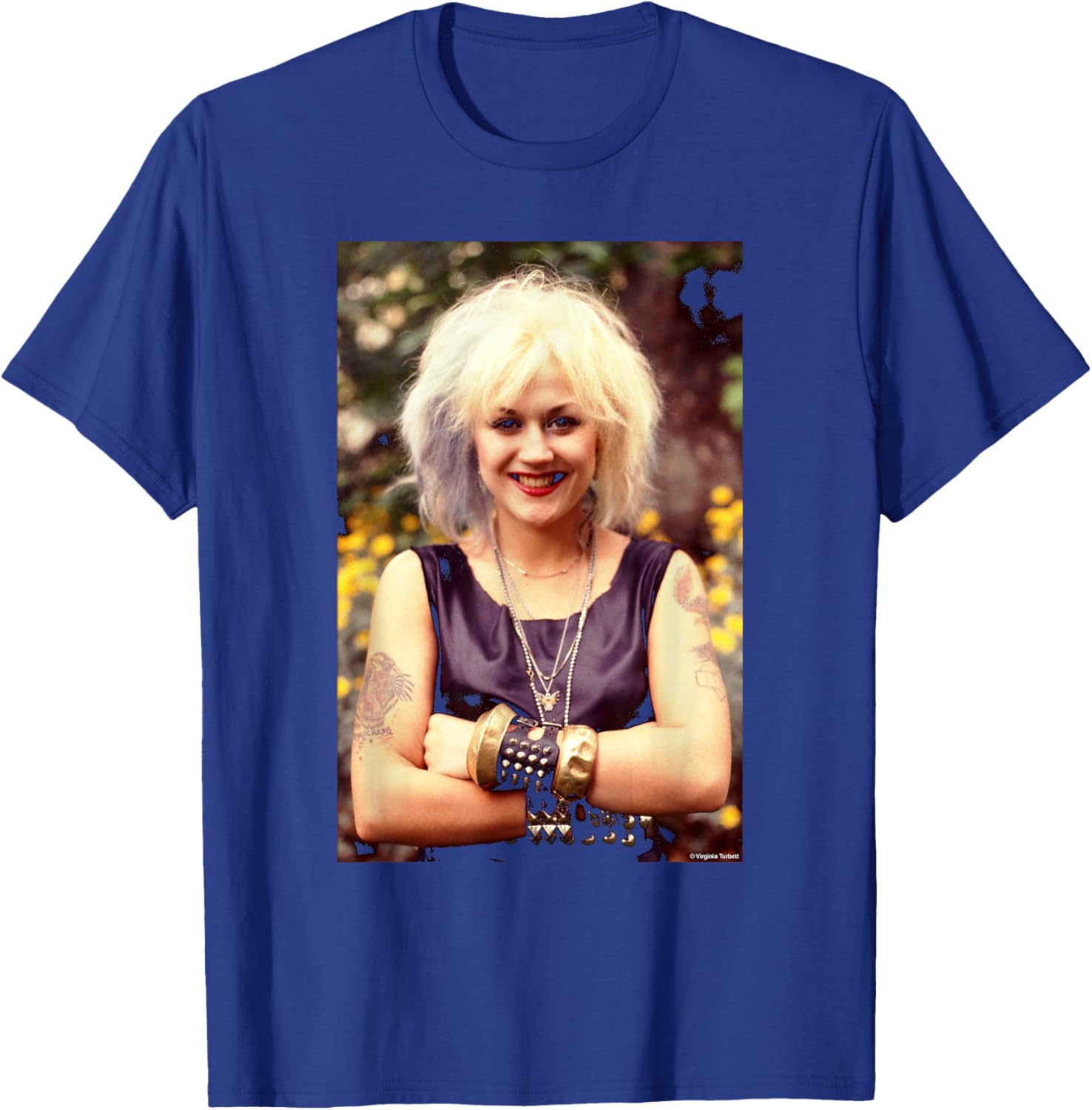 Beki Bondage Singer Vice Squad by Virginia Turbett T-Shirt - T-Shirt | Royal