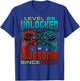 Level 25 Unlocked Awesome Since 2001 25th Birthday Gaming T-Shirt - T-Shirt | Royal