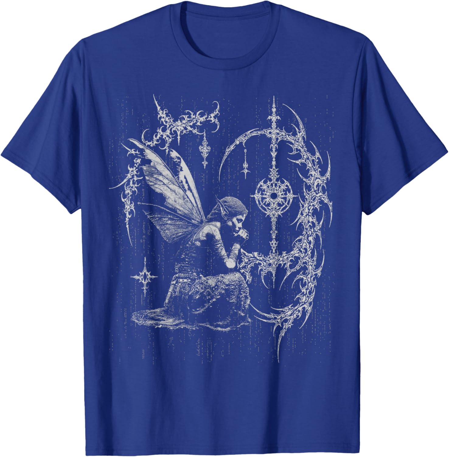 Y2K Grunge Fairy Alt Gothic Sigilism Vintage Graphic T-Shirt - T-Shirt | Royal