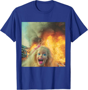 Funny Disgusting Doll face Meme T-Shirt - T-Shirt | Royal
