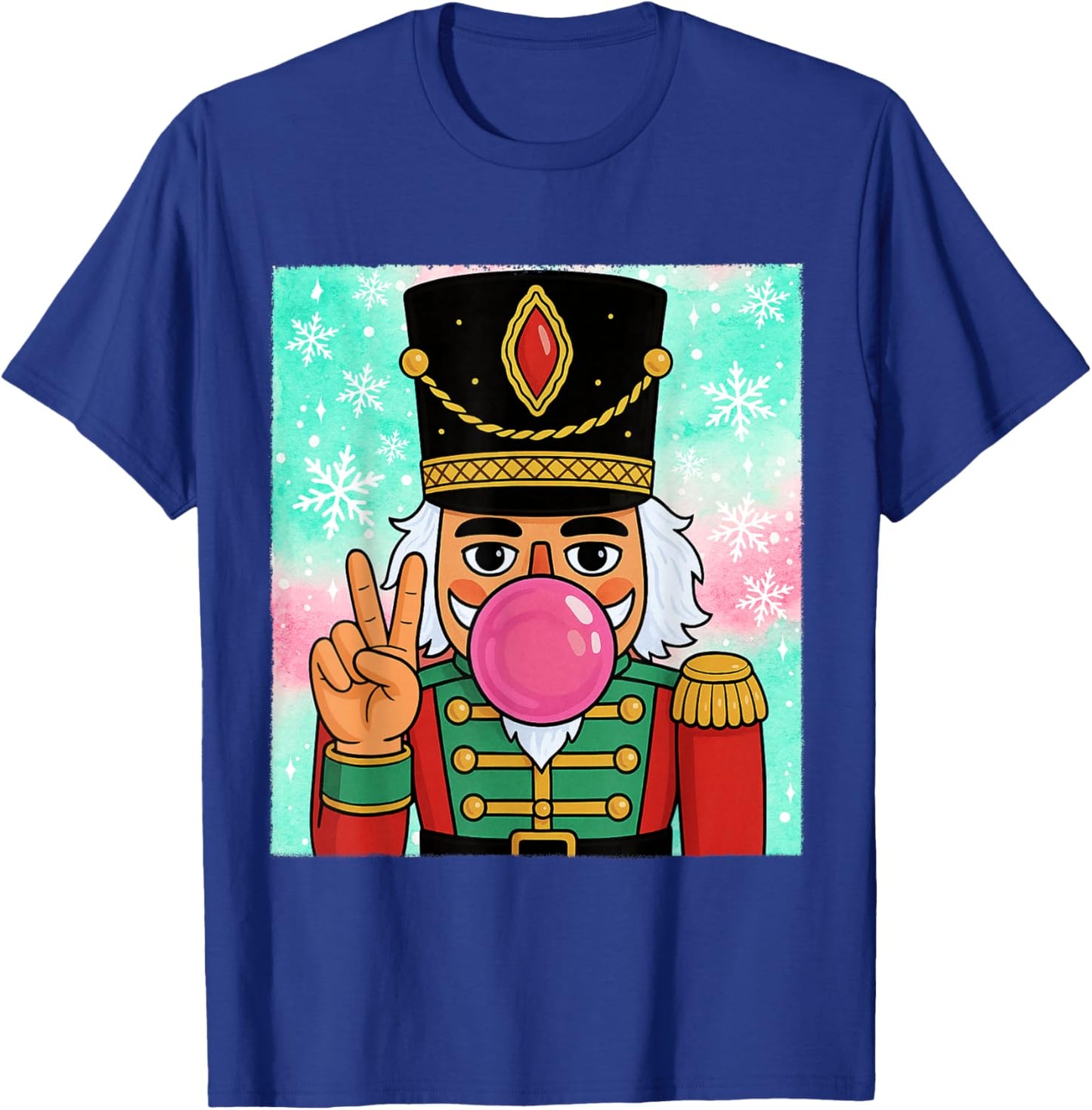 Funny Christmas Nutcracker Retro Vintage Xmas Holiday Women T-Shirt - T-Shirt | Royal