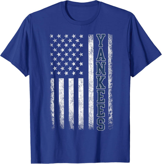 Vintage Yankees Retro Classic Gifts Women Kids T-Shirt - T-Shirt | Royal