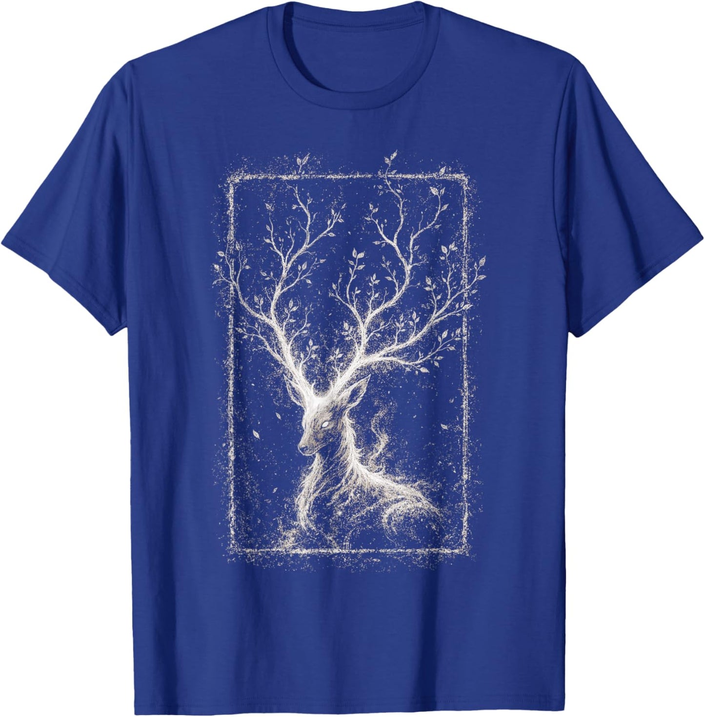 Spirit Deer Grunge Alt Fantasy Ethereal Forest Aesthetic T-Shirt - T-Shirt | Royal