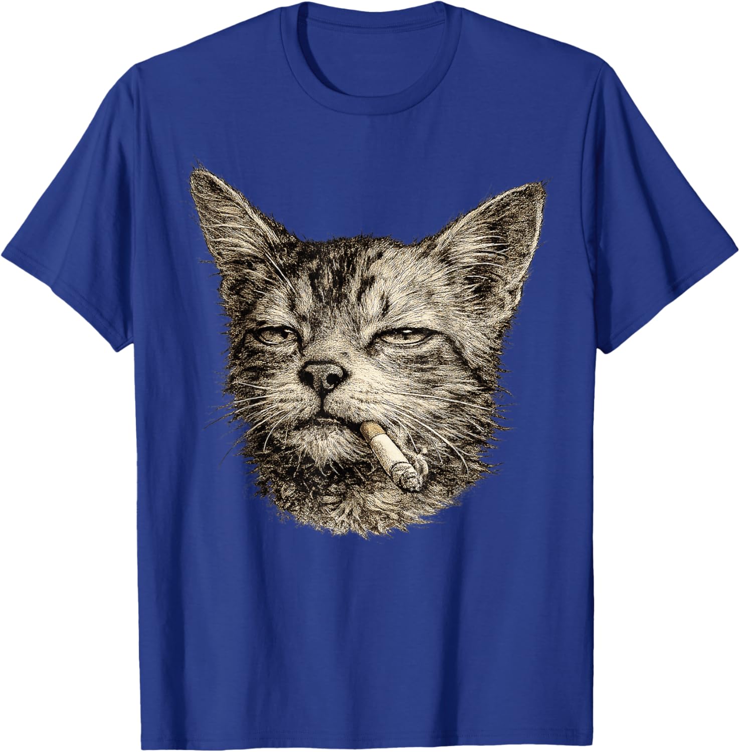 Vintage Cat Street Y2K Style Meme Funny Gifts Women T-Shirt - T-Shirt | Royal