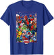 Marvel Comics Deadpool April Pool’s Day Hero Group Poster T-Shirt - T-Shirt | Royal