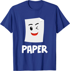 Rock Paper Scissors Group Halloween Costume T-Shirt - T-Shirt | Royal