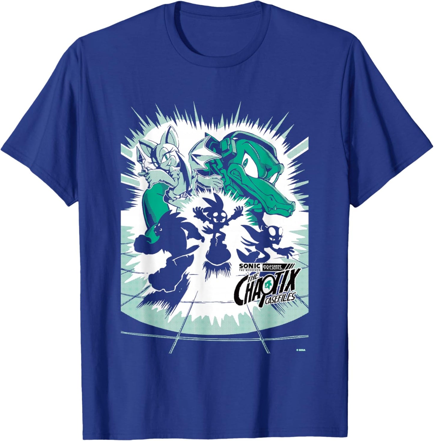 Sonic The Hedgehog Chaotix Casefiles Episode 2 T-Shirt - T-Shirt | Royal
