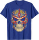 Lucha Libre Luchador Dias De Los Muertos T-Shirt - T-Shirt | Royal