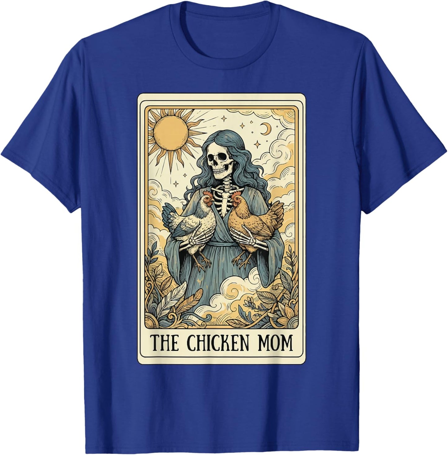 The Chicken Mom Tarot Card T-Shirt - T-Shirt | Royal