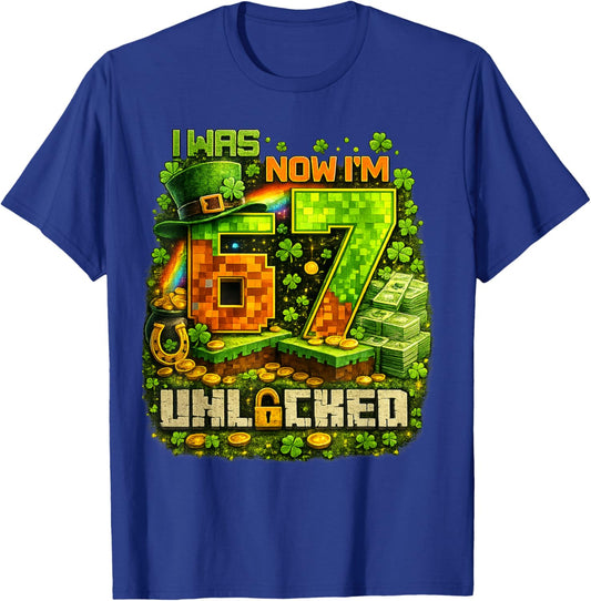 Funny Meme Six Seven 67 Bruh Video Game Gifts for Boys Kids T-Shirt - T-Shirt | Royal