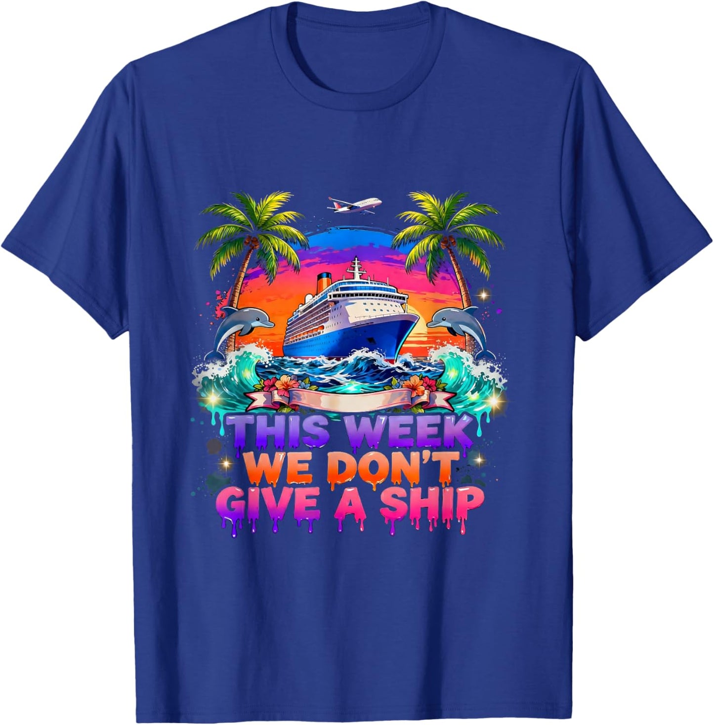 Holidays Cruise 2026 Ship Vacation Family Trip Friends T-Shirt - T-Shirt | Royal
