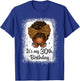 It's My 30th Birthday Messy Bun Leopard Bow Black Queen T-Shirt - T-Shirt | Royal