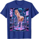 Sexy Girl - Cyberpunk Pinup Girl Dancer T-Shirt - T-Shirt | Royal