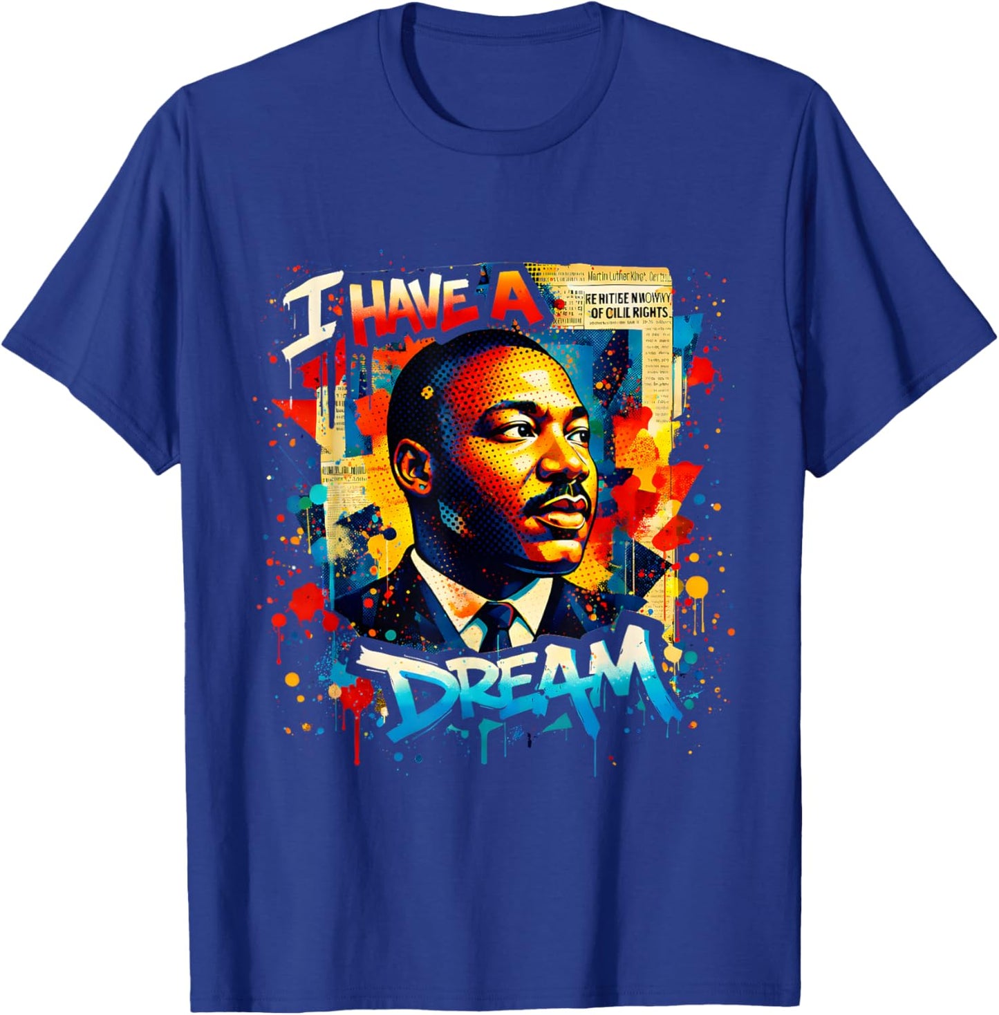African American Dream Like a King Black History Month T-Shirt - T-Shirt | Royal