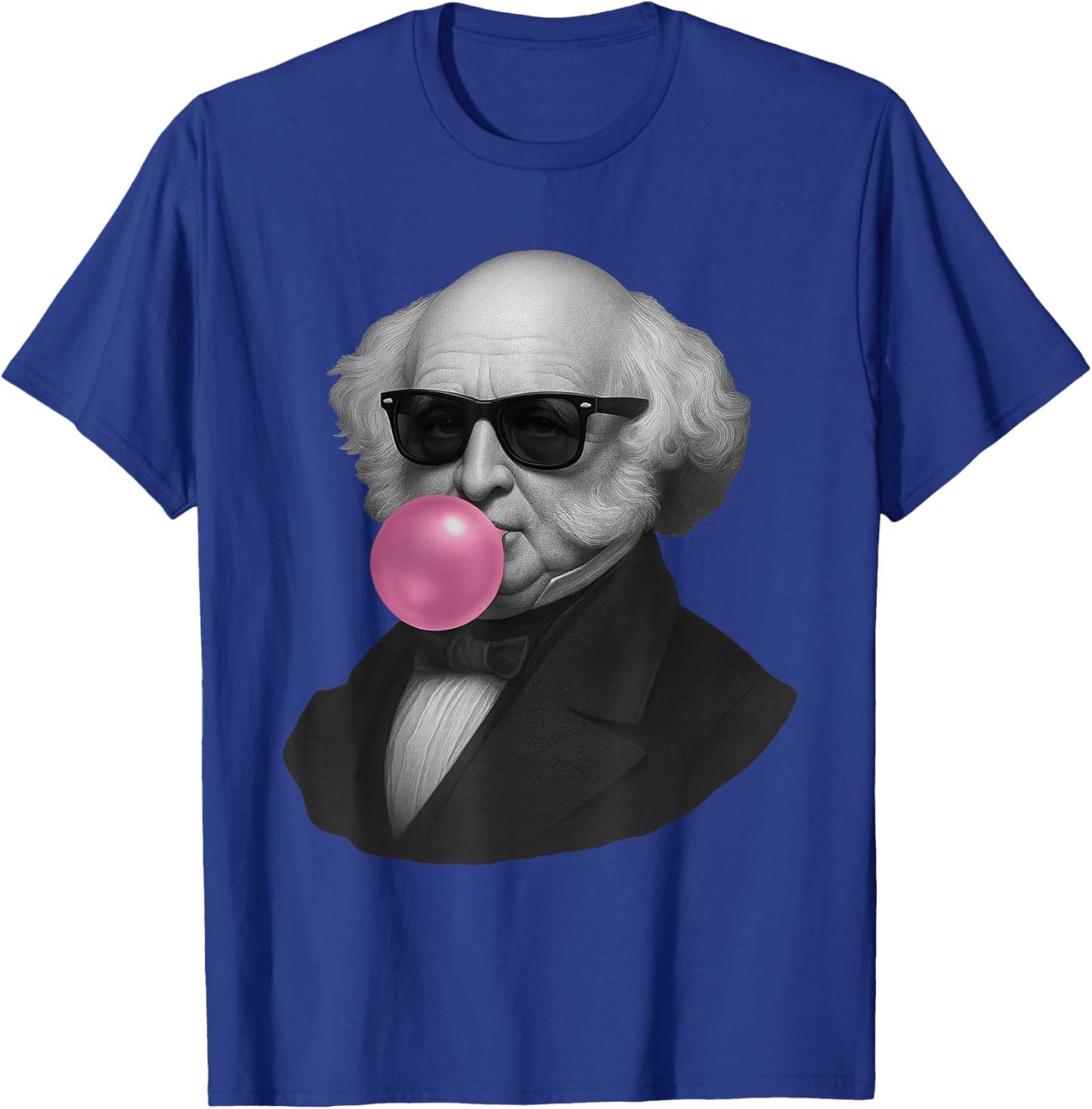 Martin Van Buren Portrait T-Shirt - T-Shirt | Royal