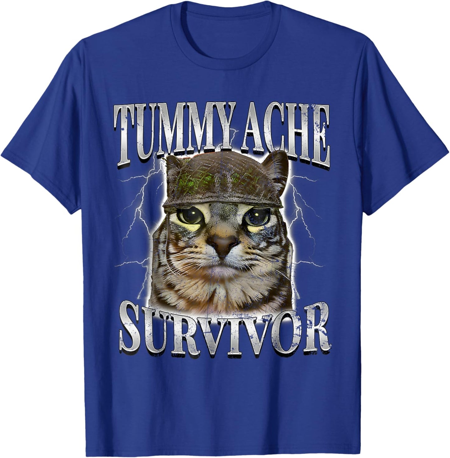 Cats Tummy Ache Survivor Shirt - Cats Tummy Ache Survivor T-Shirt - T-Shirt | Royal