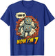I was 6 Now I’m 7 Robot Birthday Comic Retro Boys Girl Kids T-Shirt - T-Shirt | Royal